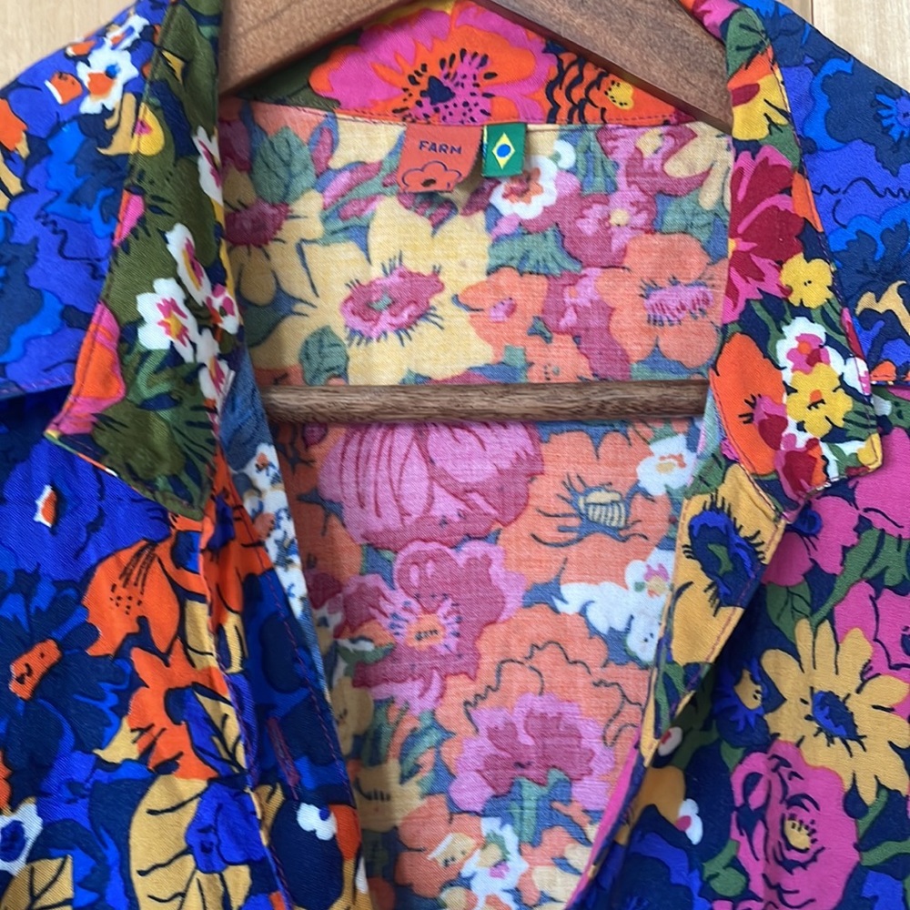 FARM Rio Multicolor Floral Vest - Picture 3 of 8